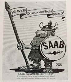 THE SAAB STAND AT THE SAN FRANCISCO CAR SHOW IN 1969